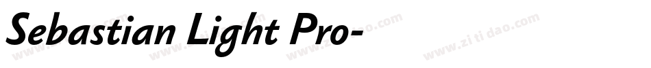 Sebastian Light Pro字体转换